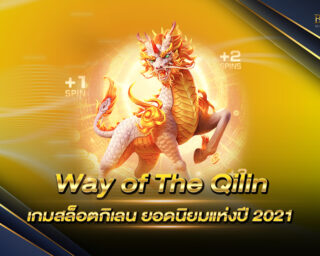 Way of The Qilin เกมสล็อตกิเลน ยอดนิยมแห่งปี 2021 ที่นักเดมพันหลายๆคนให้ความไว้วางใจในเรื่อง โบนัสที่แตกง่ายมากๆ